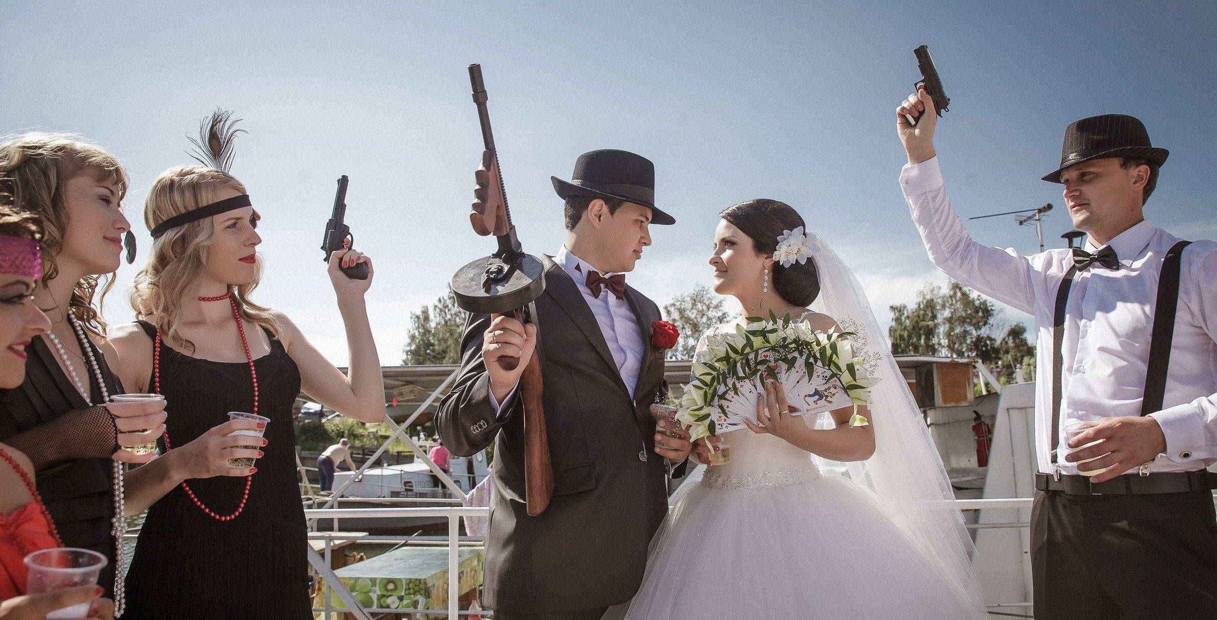 Оригинальный сценарий выкупа невесты в гангстерском стиле