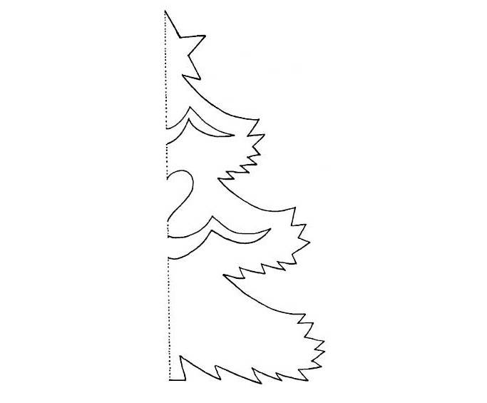Объемная елка из бумаги на новый год 2022 своими руками— схемы и шаблоны