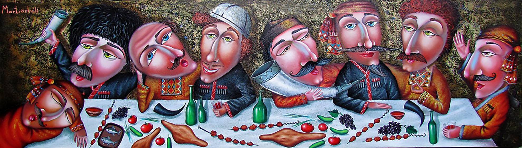 Кавказские тосты, шутки и притчи для дружеского застолья