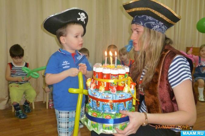 Сценарий дня рождения мальчика 8-10 лет "Отважный капитан"