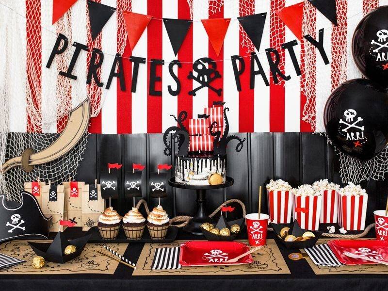 Приглашение на день рождения в пиратском стиле