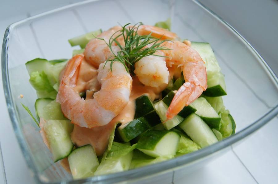 Салат с креветками простые и вкусные рецепты