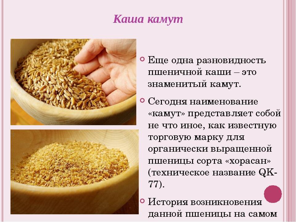 Использование пшеничных круп в детском питании