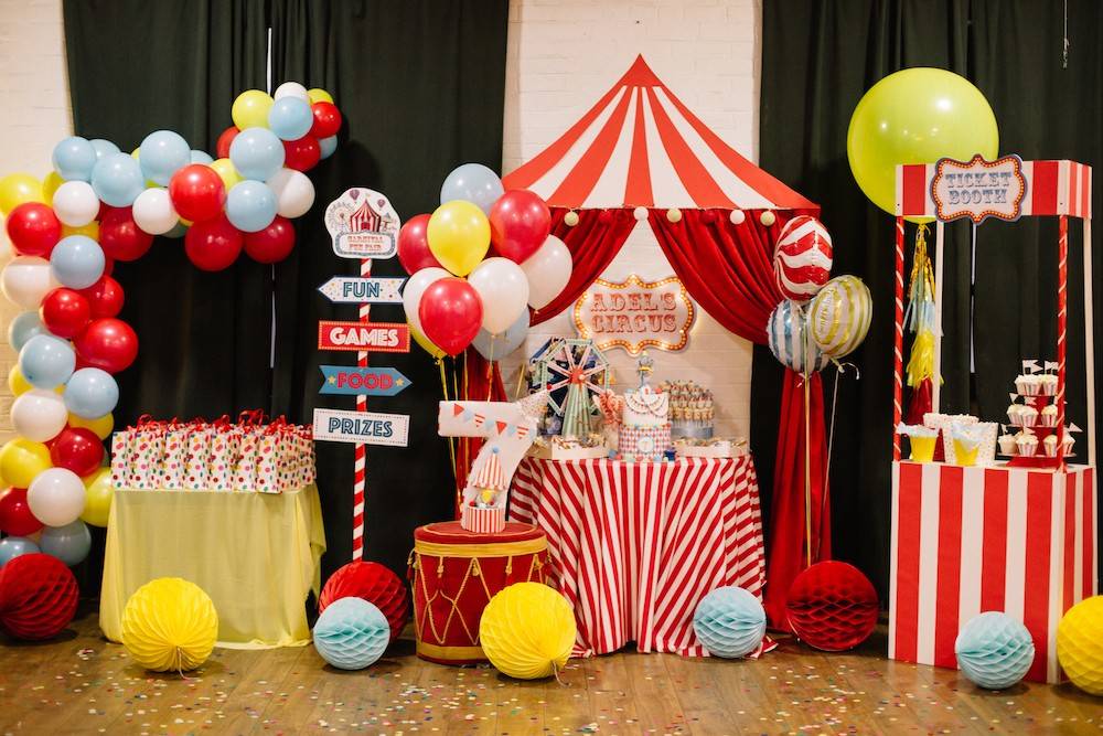 Детская вечеринка в стиле цирк: жонглируем идеями!