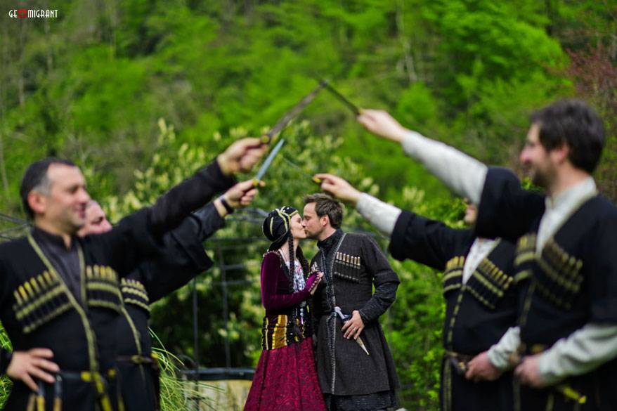 Традиции грузинской свадьбы – особенности обручения, венчания и торжества
