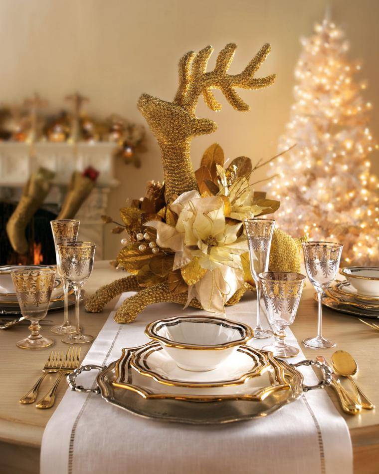 Декор и сервировка новогоднего стола