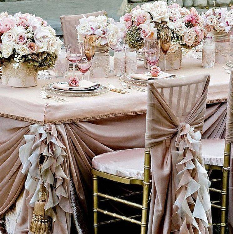 Подготовка к свадьбе в деталях: украшение свадебного стола
