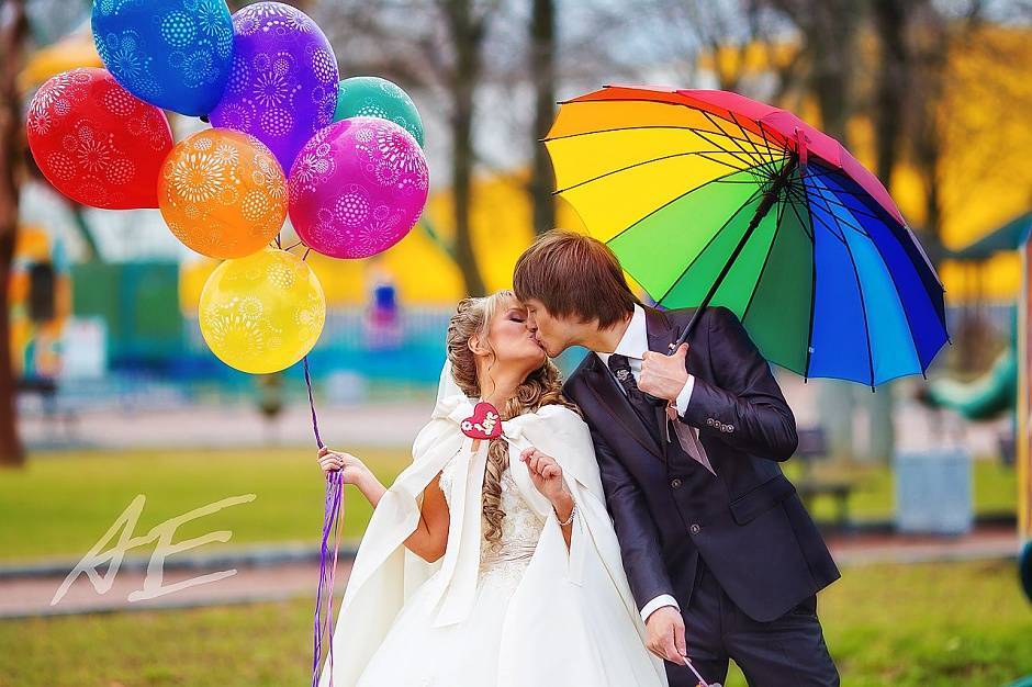 Радужная свадьба: яркий калейдоскоп ваших чувств