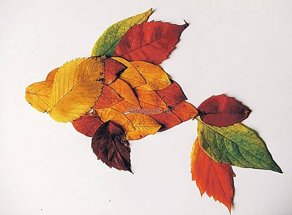 Поделки из листьев ❥ 75+ фото-идей поделок из осенних листьев