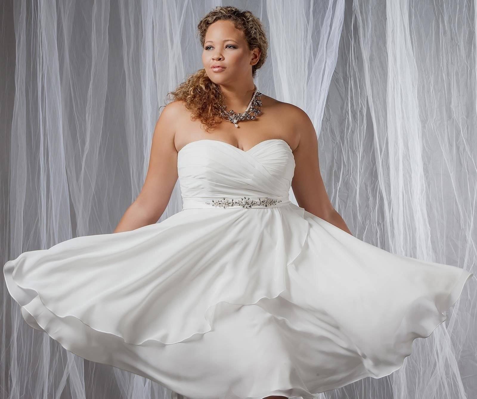 Свадебные платья для полных девушек — подчеркиваем достоинства