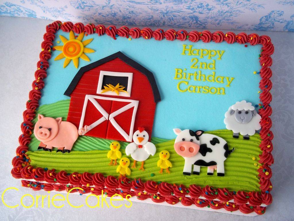 День рождения ребенка на ферме