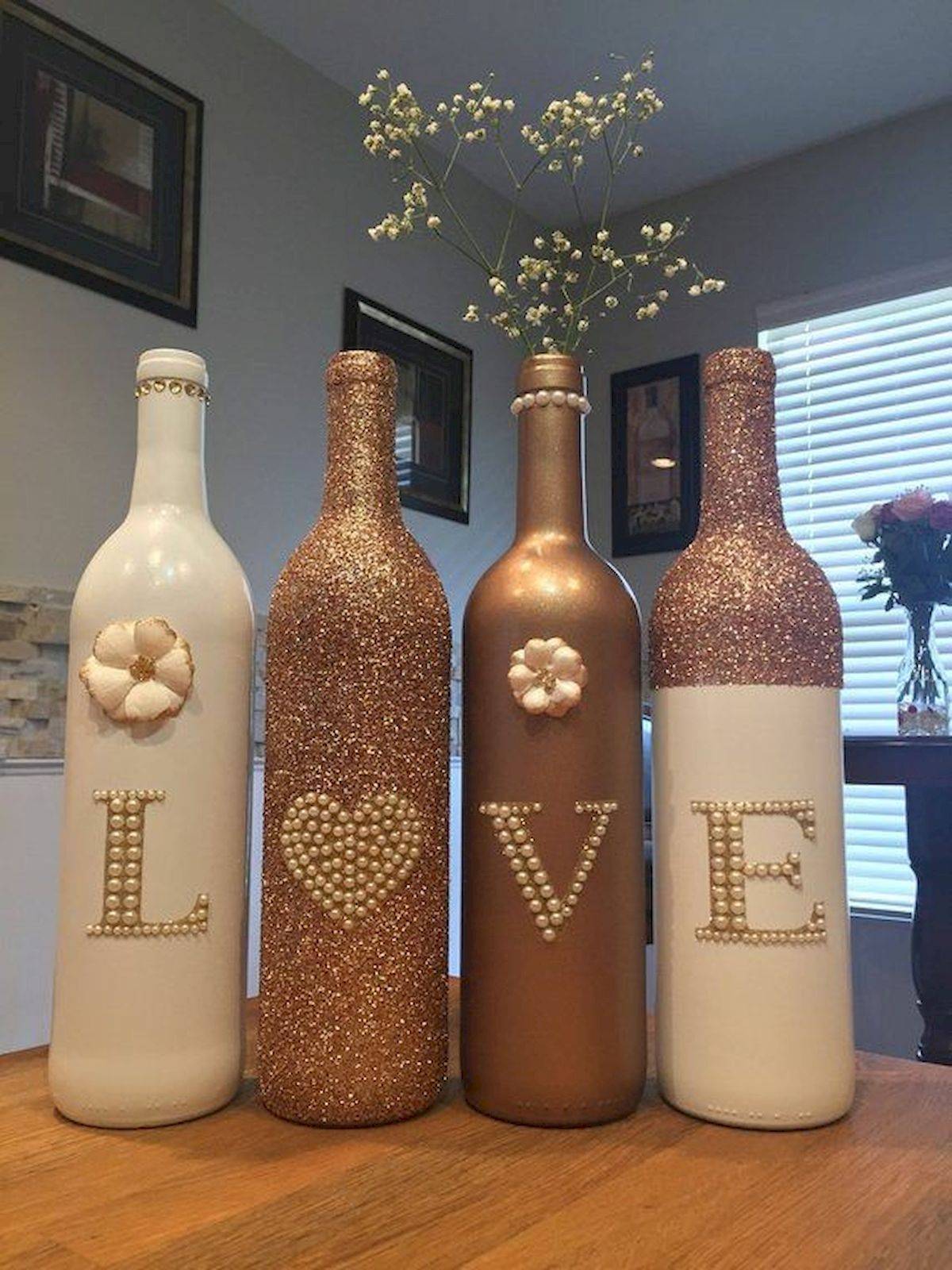 Делаем праздник особенным — декор бутылок своими руками