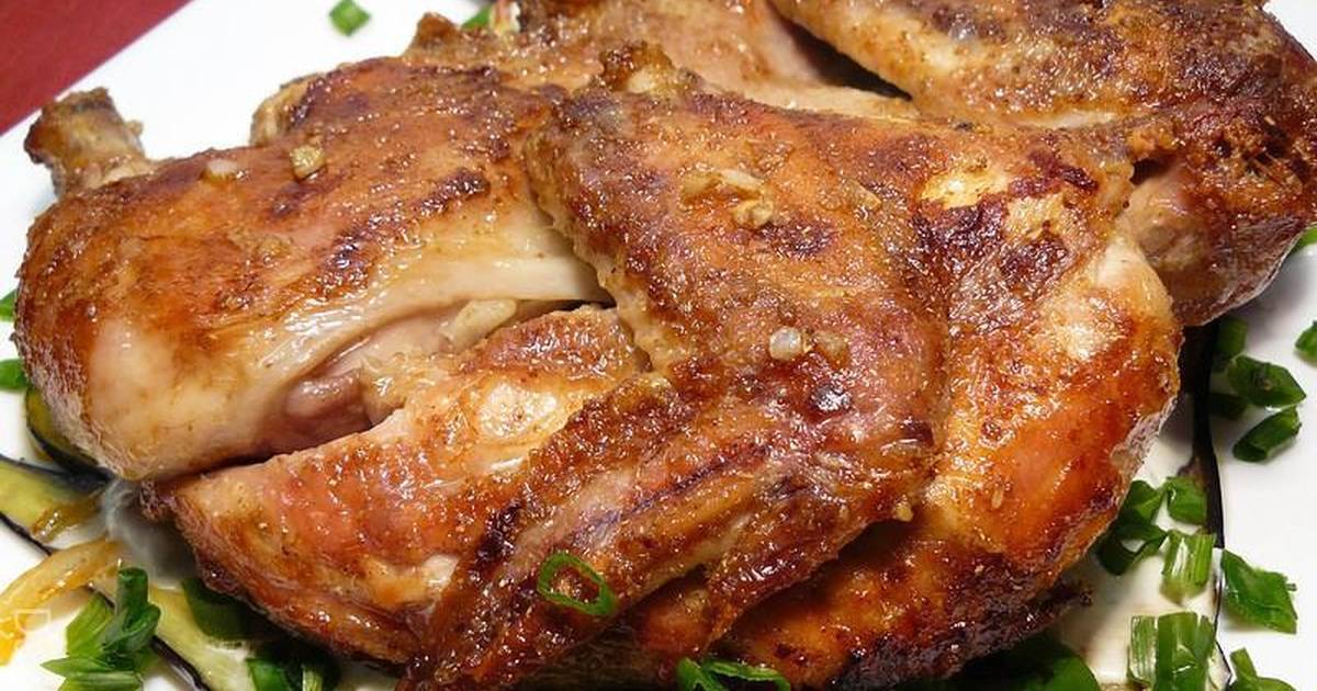 Цыпленок табака на сковороде - пошаговые рецепты