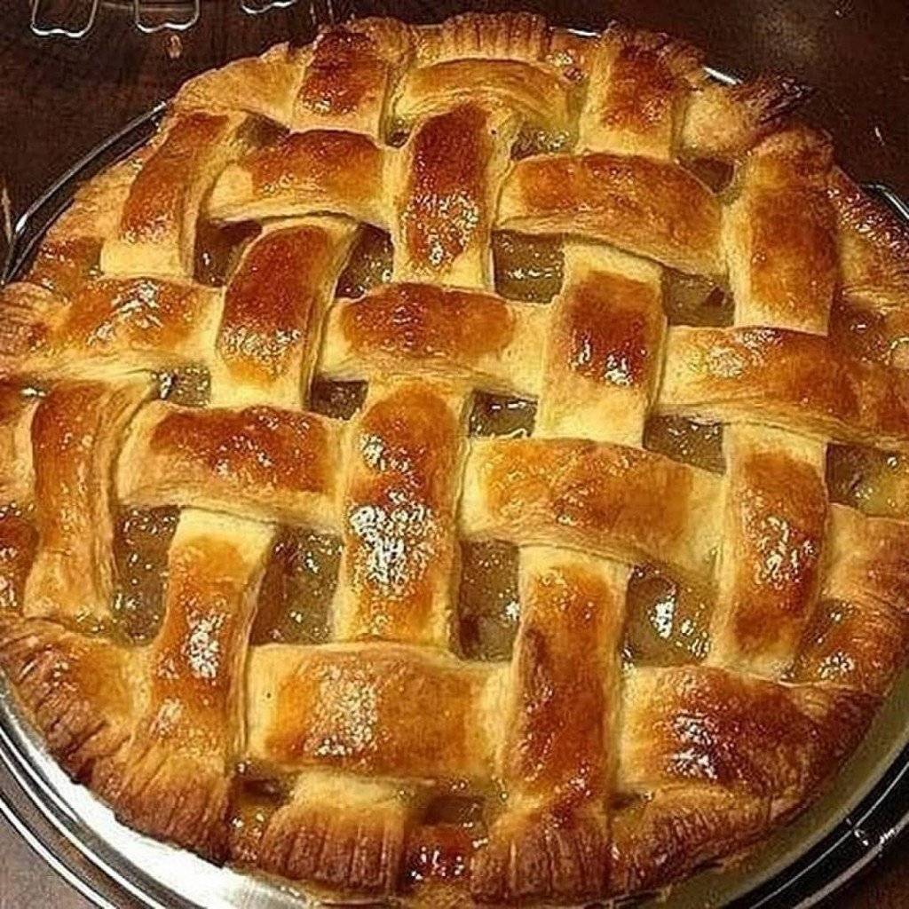Пирог перевертыш с яблоками