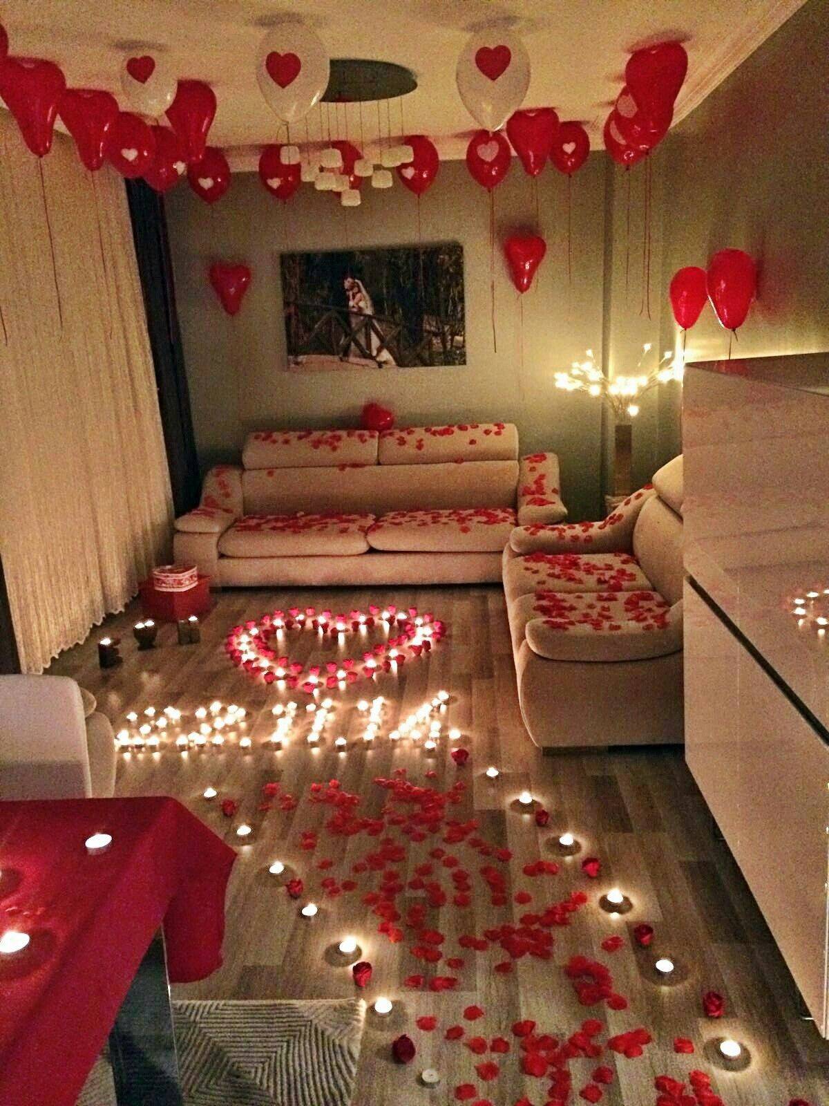 Как украсить комнату для романтического вечера (20 фото)
