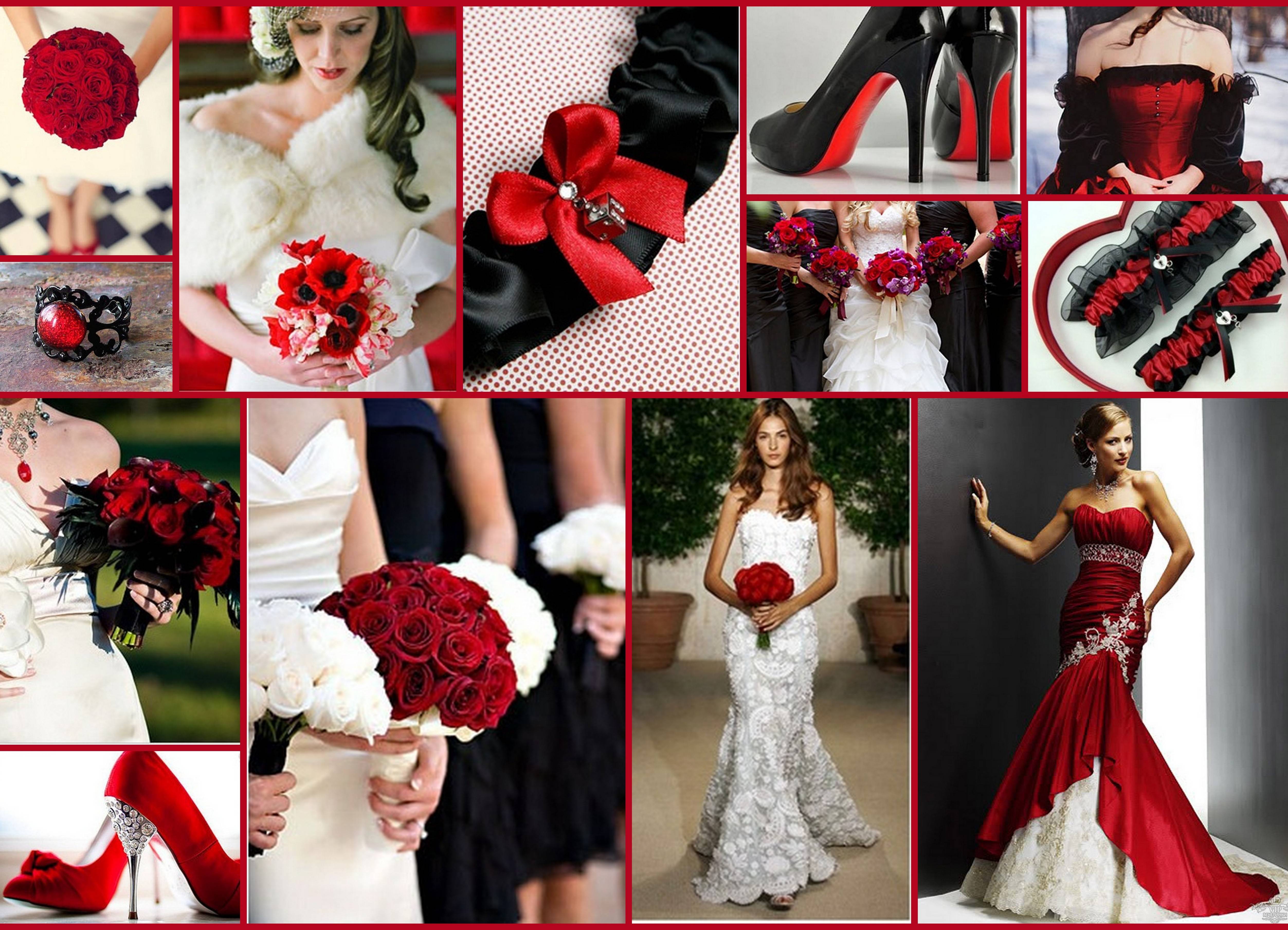 Яркая альтернатива белому наряду невесты — красное свадебное платье