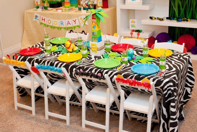 Как стильно и грамотно оформить стол на день рождения ребенка