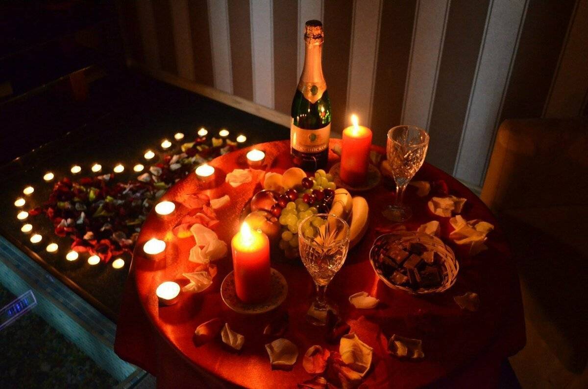 Романтический ужин для любимой — побудь исполнителем желаний!