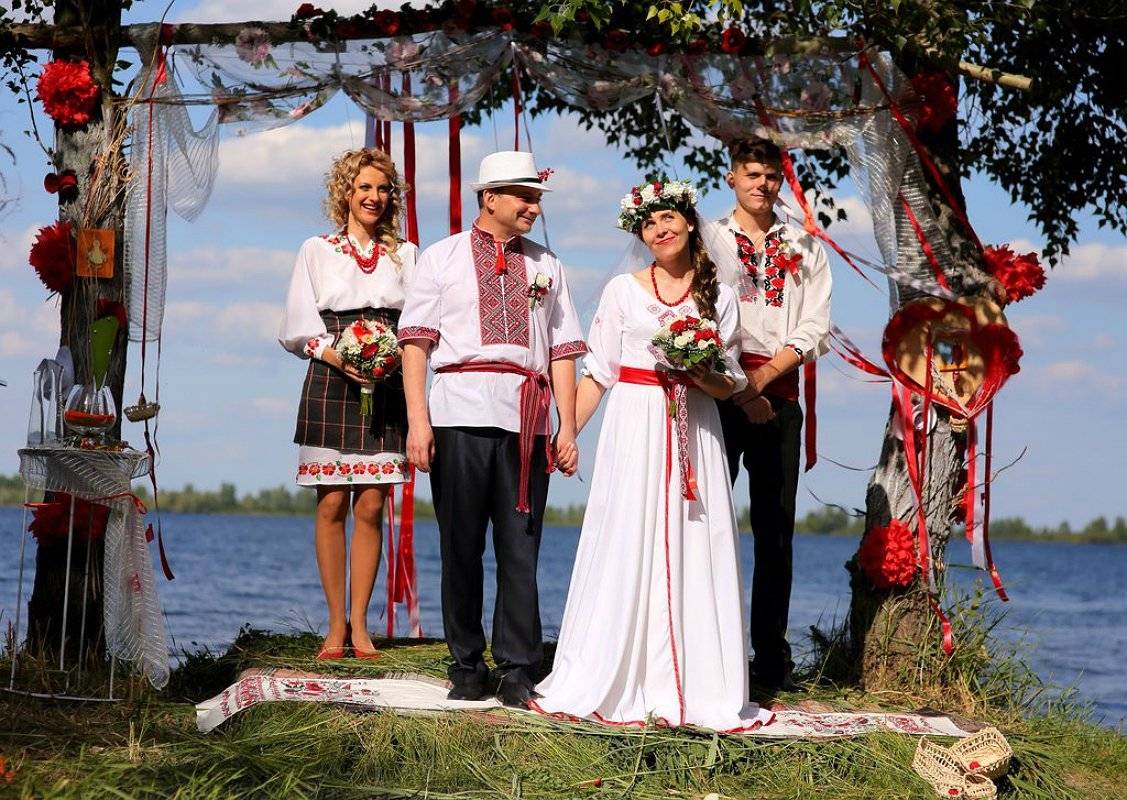 Свадьба в славянском стиле - идеи оформления, образ жениха и невесты, фото и видео