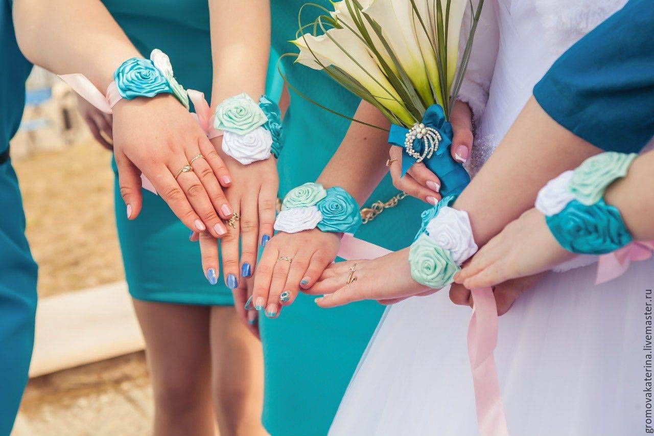 Браслеты для подружек невесты — разрабатываем стиль свадьбы