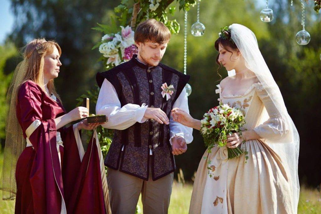 Свадьба в рыцарском стиле: торжественность и благородство