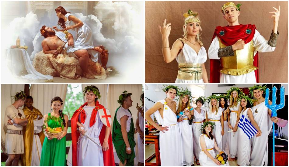 Классическая свадьба в греческом стиле: античная красота древних мифов