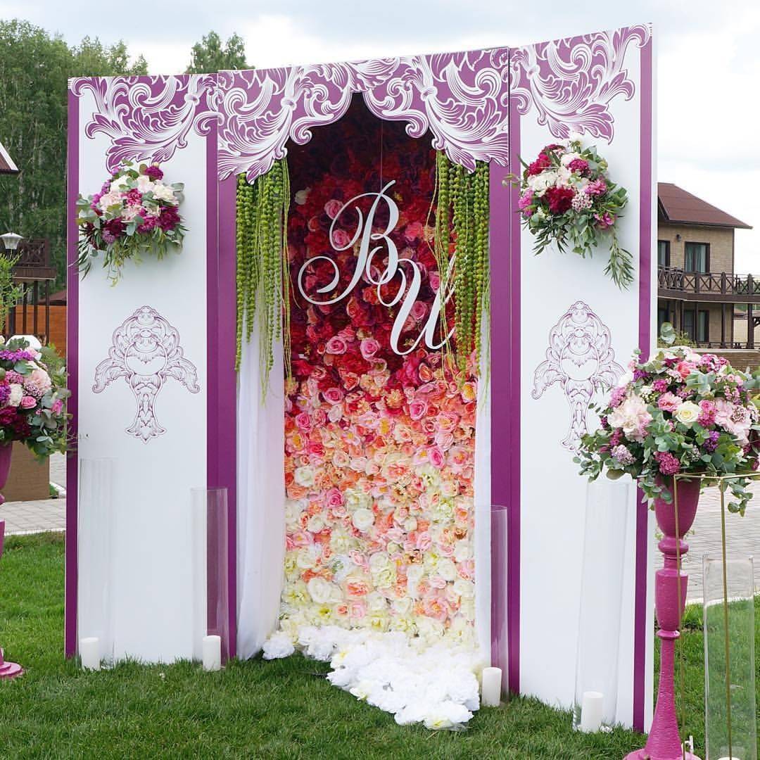 Баннер на свадьбу – оригинальный фон для фотосессии