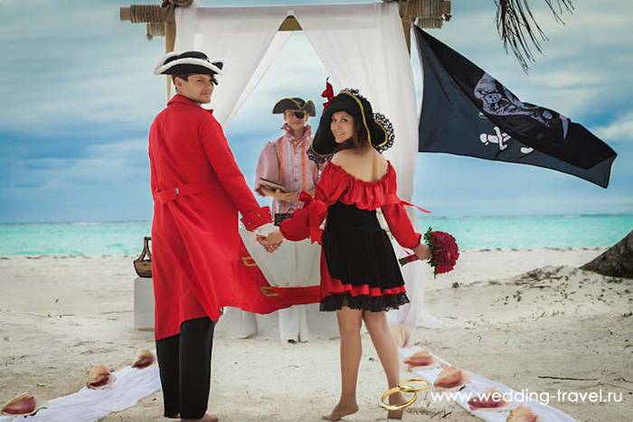 Свадьба в стиле пиратов карибского моря: советы, идеи и фото
