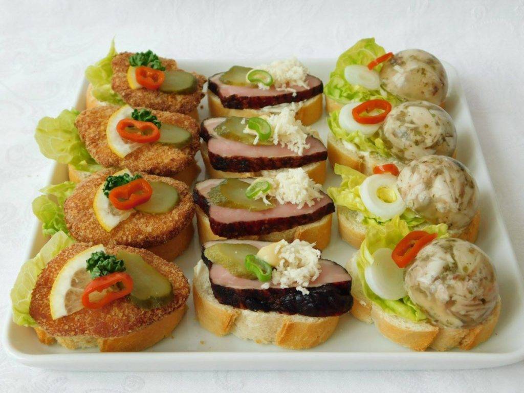 Рецепты бутербродов на праздничный стол — разнообразие вкусов и цветов!