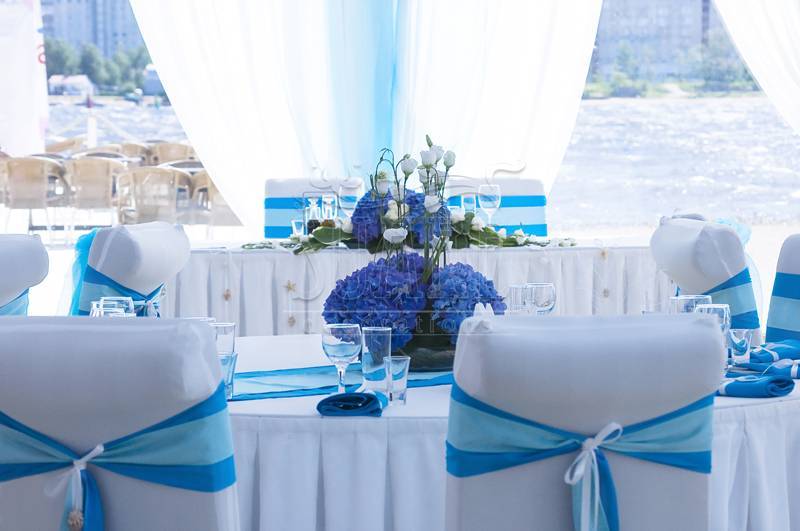 Свадьба в голубом цвете: гармония нежности и чистоты