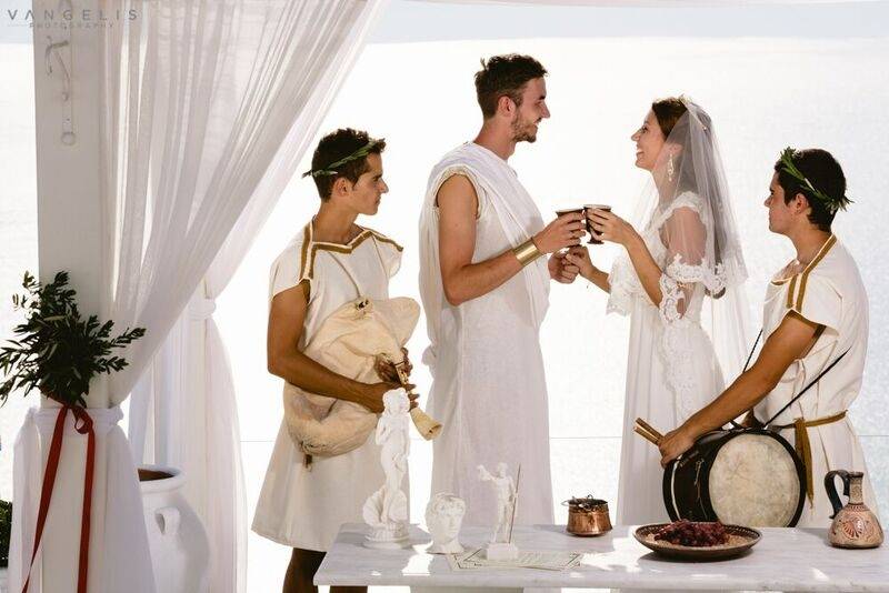 Как сделать свадебный букет в греческом стиле