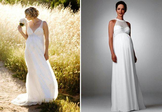 Свадебные платья для беременных, или Что надеть невесте «с плюсом»