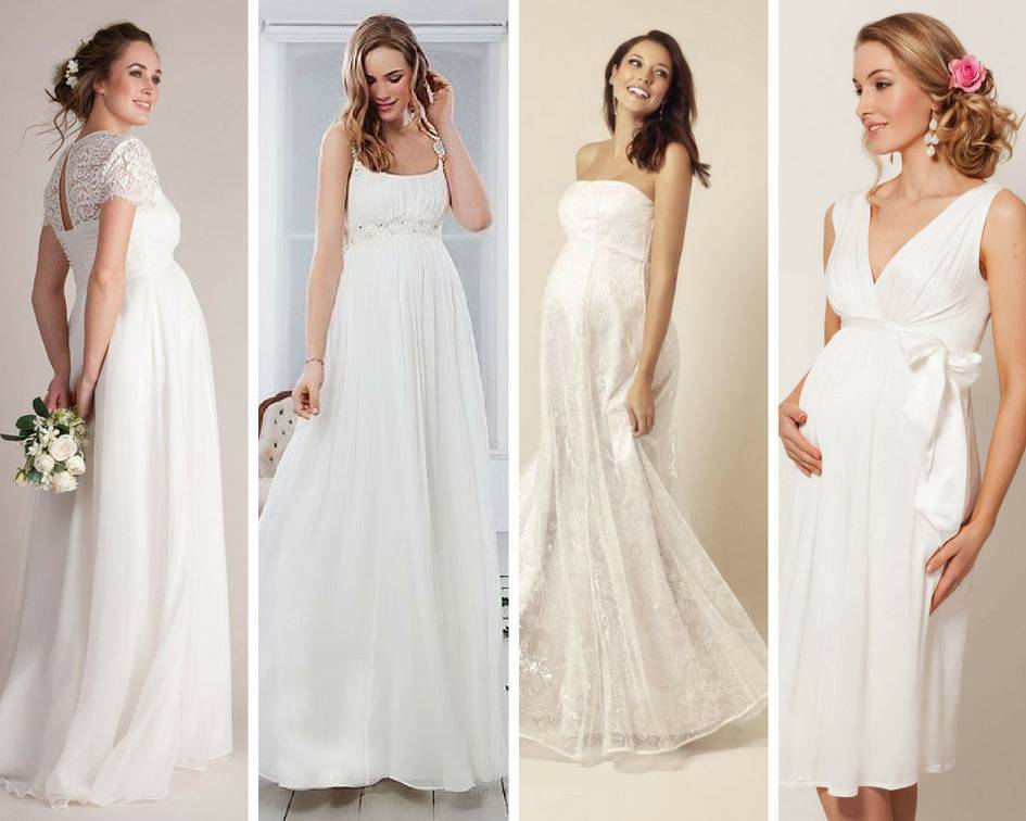 Свадебные платья для беременных, или Что надеть невесте «с плюсом»