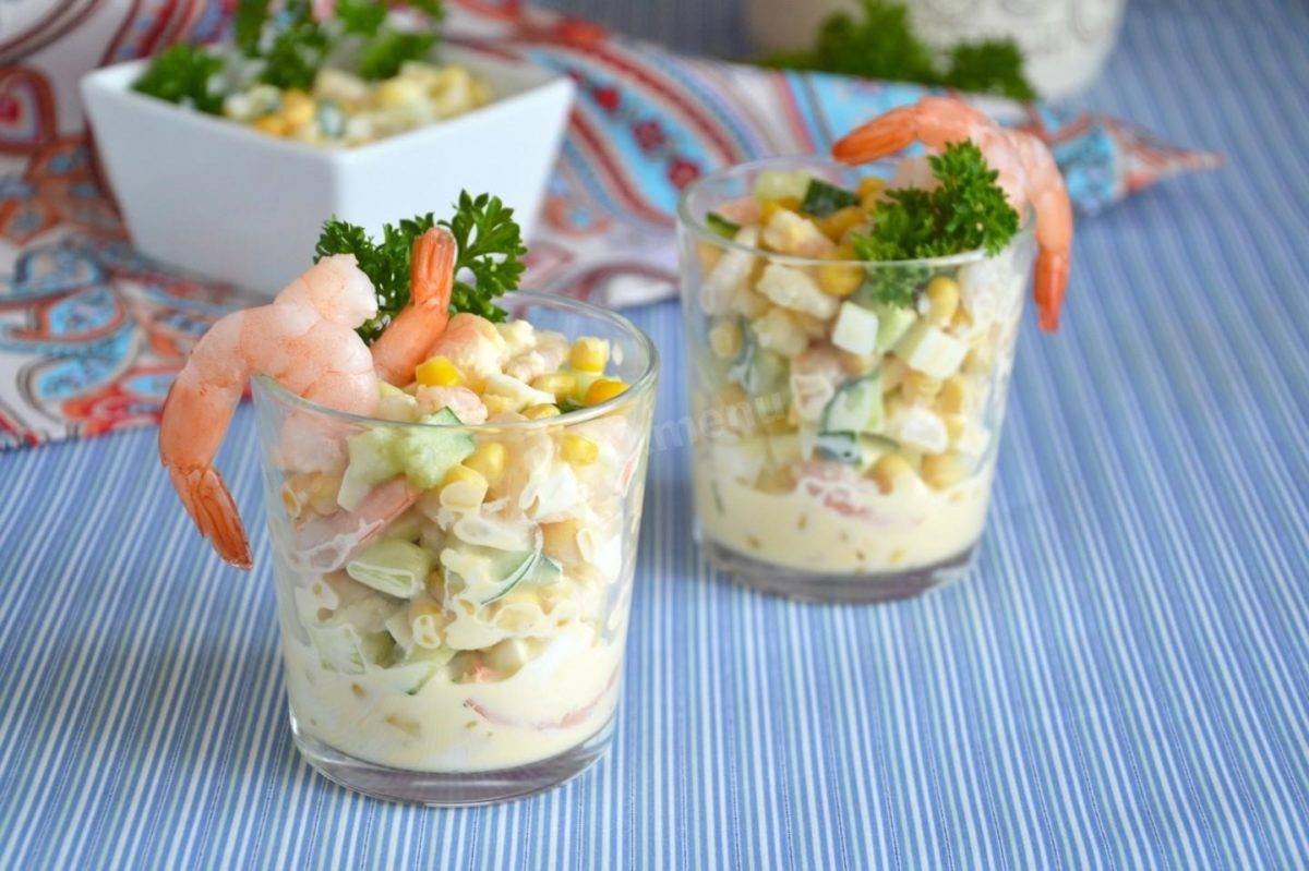Салат с креветками и огурцами » рецепты - готовим дома | «наобед.kz»