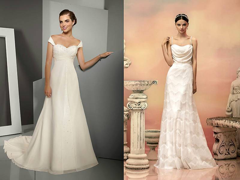 Как выбрать свадебное платье в стиле ампир?