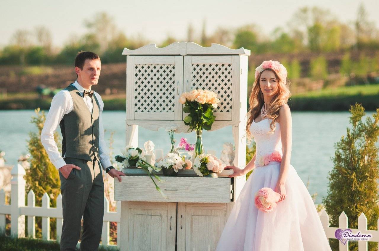 Свадьба в стиле шебби-шик: нежная и романтичная идея проведения праздника