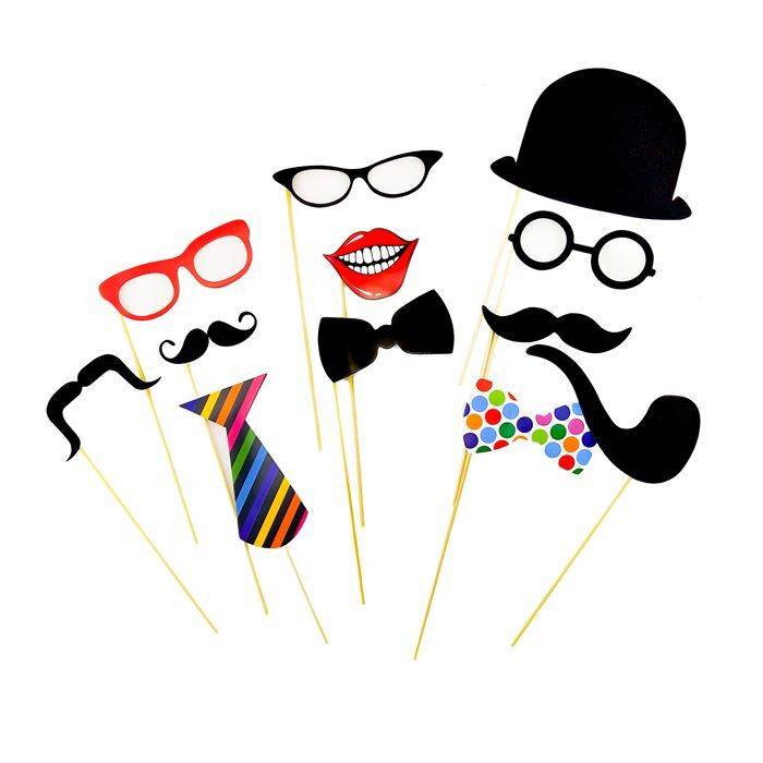 Губы и очки фото. веселая фотосессия на празднике: бороды, очки, губки и усы на палочке (распечатать на а4)