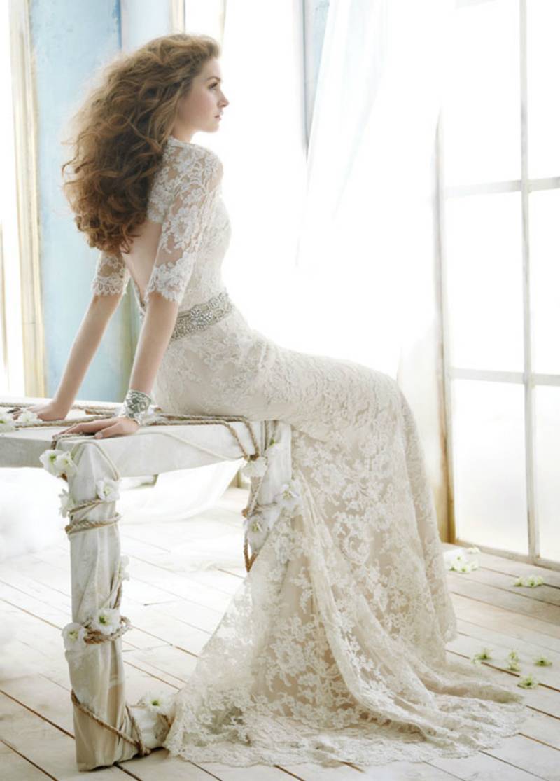 Кружевные свадебные платья — воздушно, нежно, романтично!