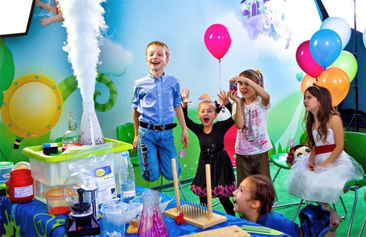 Сценарий новогоднего праздника «детское научное представление. сценарий дня рождения, на котором проводились научные опыты