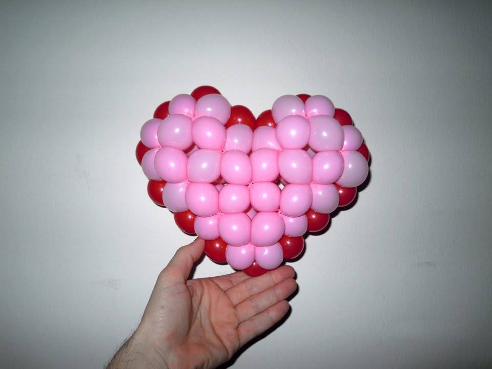 Сердце из шаров: легко, быстро, оригинально