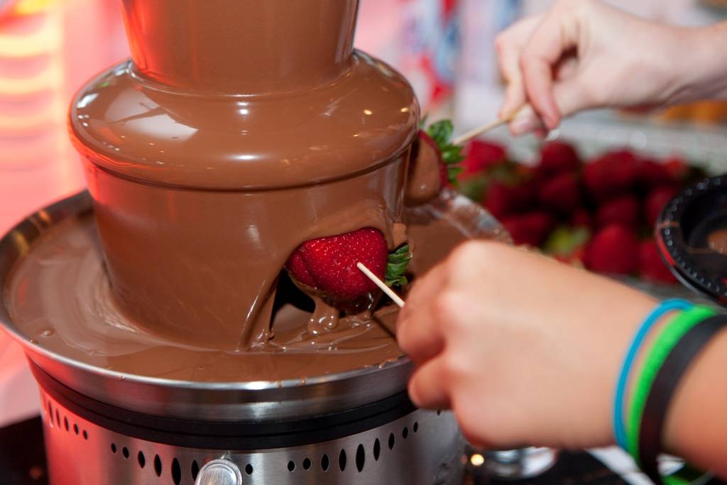 Шоколадный фонтан как способ привлечения клиентов
