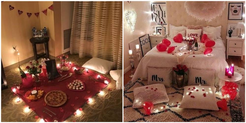 Как украсить комнату для романтического вечера (20 фото) | дом мечты