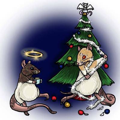 Новогодний сценарий корпоратива или вечера отдыха на год Крысы (Мыши) "НОВОгодняя двадцатка под звуком "ПИ"