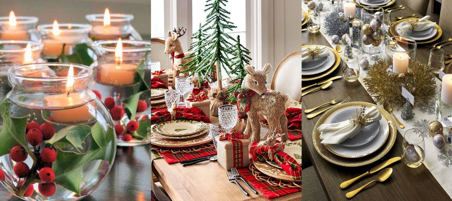 Что выбрать для украшения новогоднего стола: декор по всем правилам