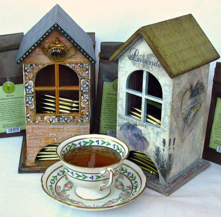 Чайный домик своими руками — милый сувенир и полезная вещь