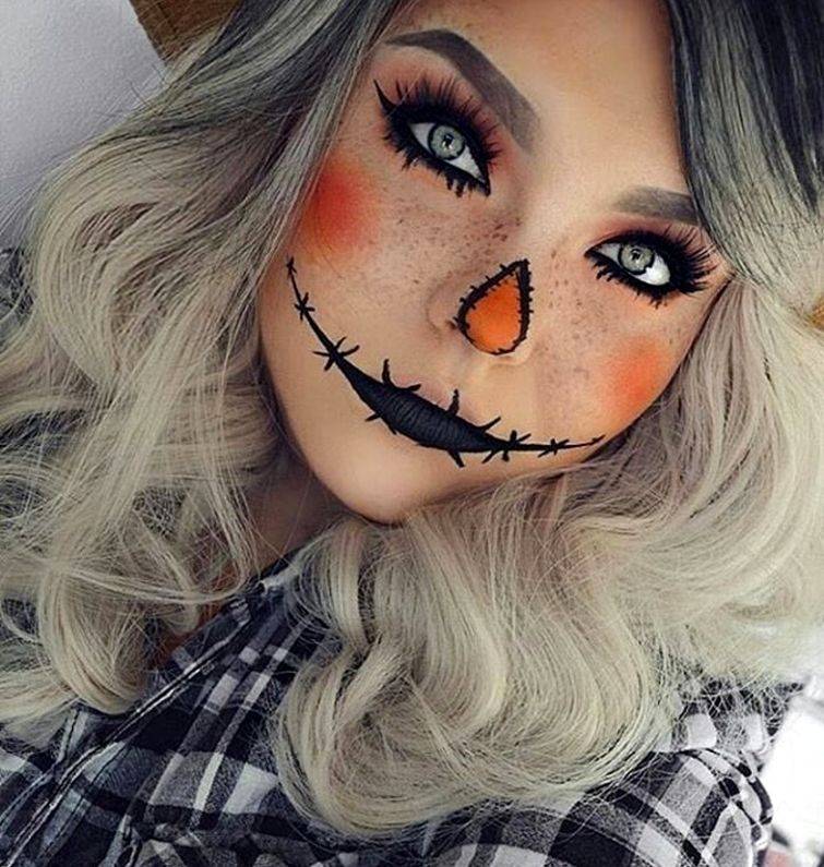 На хэллоуин макияж для девушек - фото идеи различных вариантов