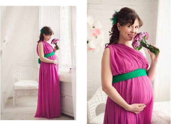 Вечернее платье для беременных, или Как правильно подчеркнуть свое интересное положение